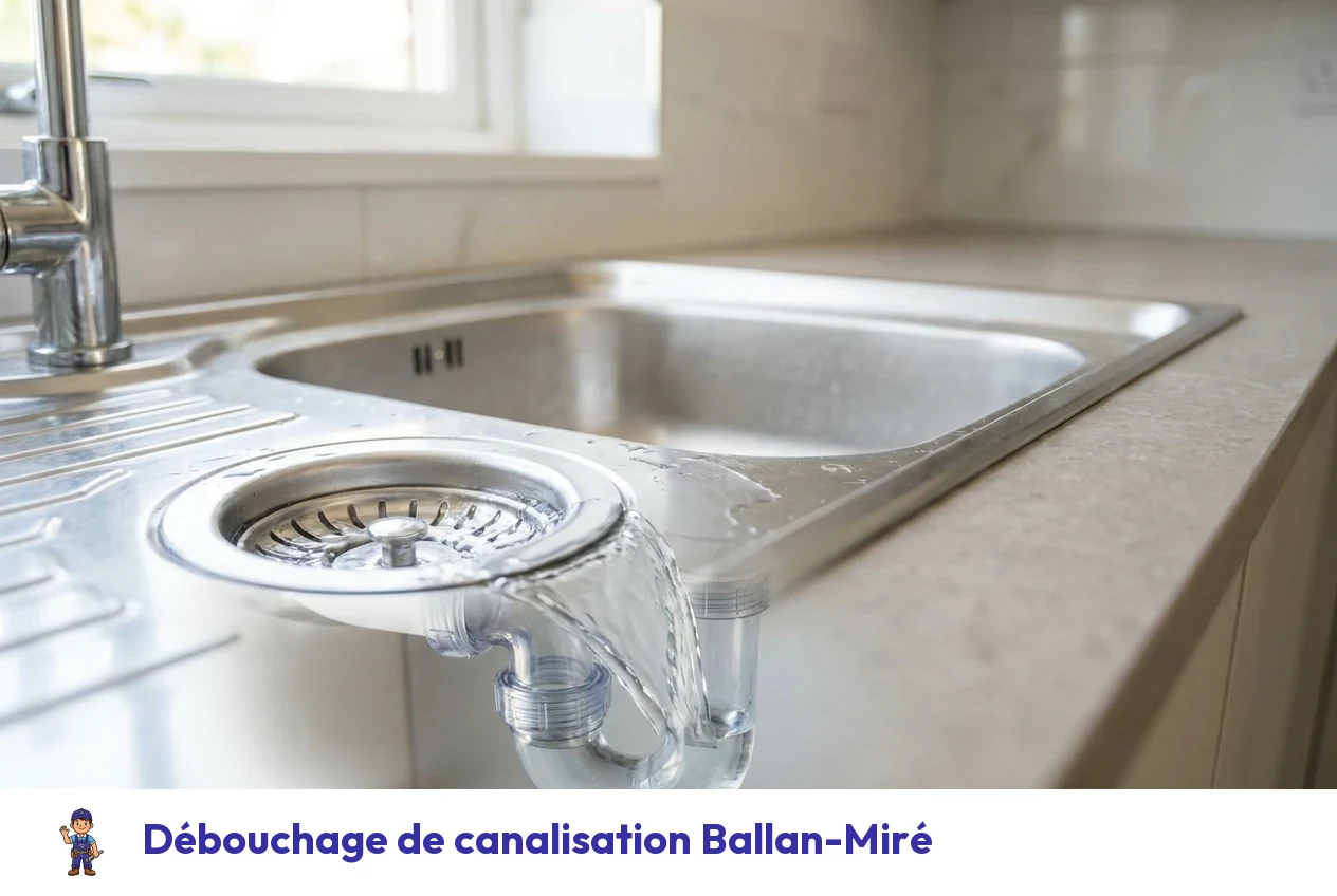 Débouchage de canalisation à Ballan-Miré