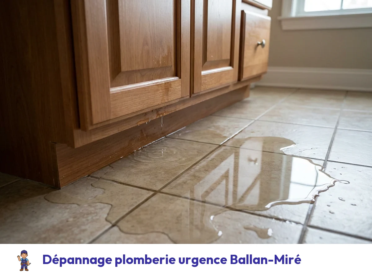 Dépannage plomberie urgence à Ballan-Miré