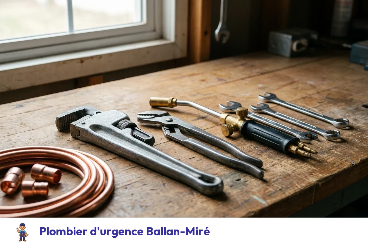 Plombier d'urgence à Ballan-Miré