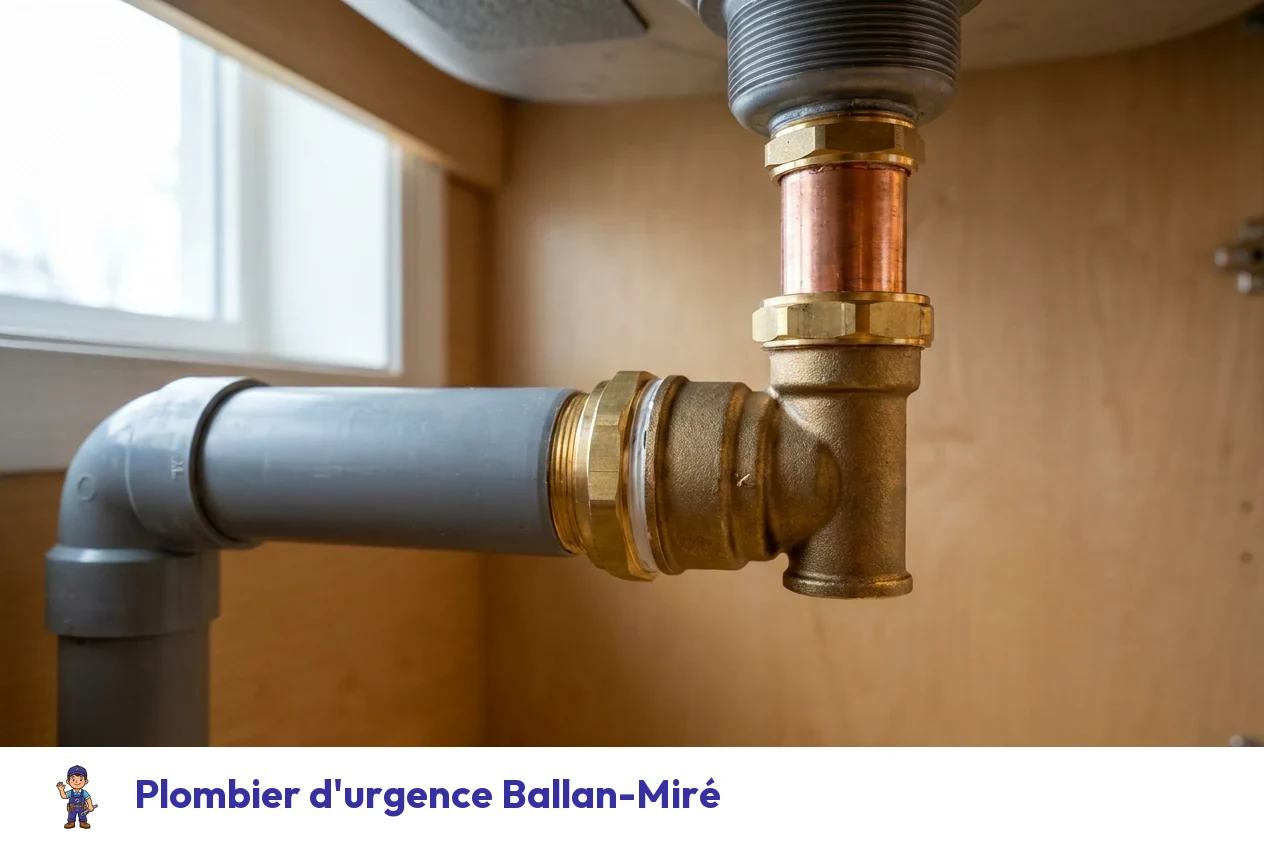 Plombier d'urgence à Ballan-Miré