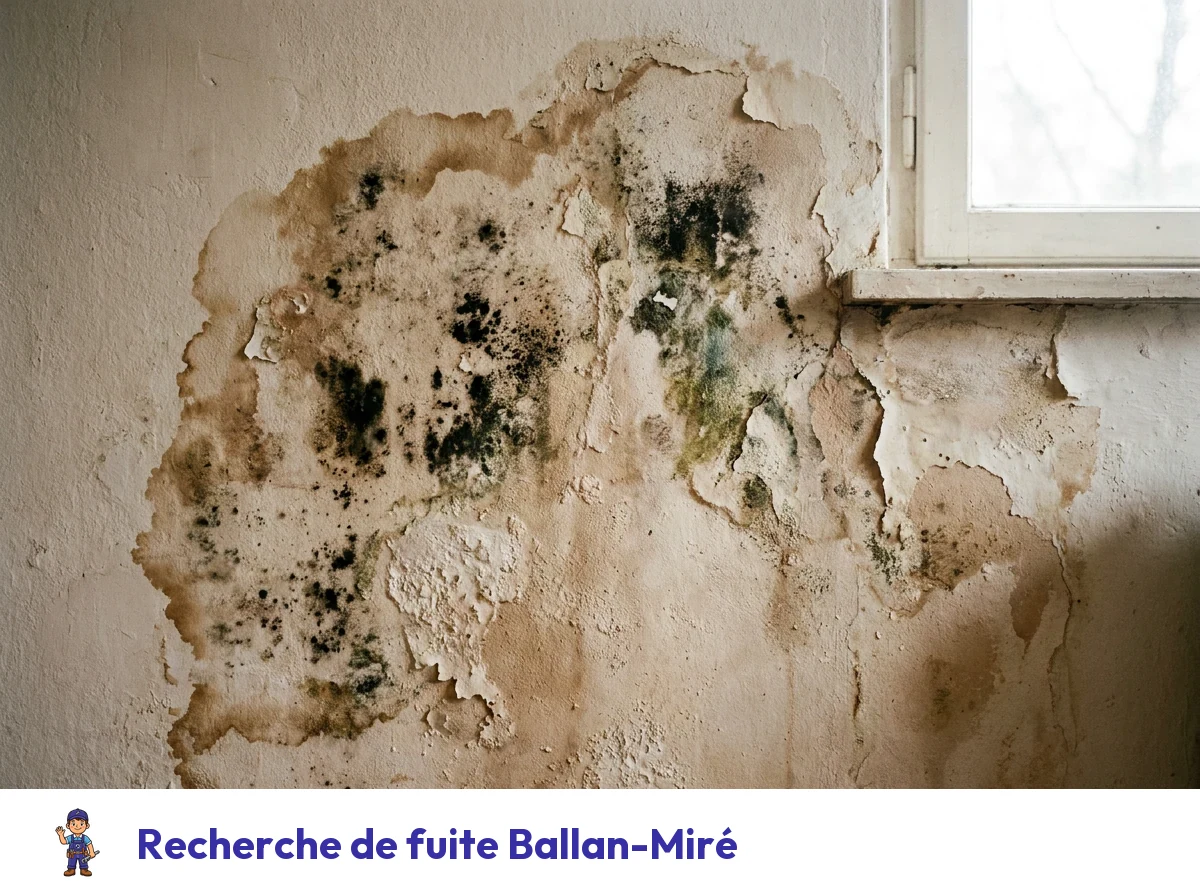 Recherche de fuite à Ballan-Miré