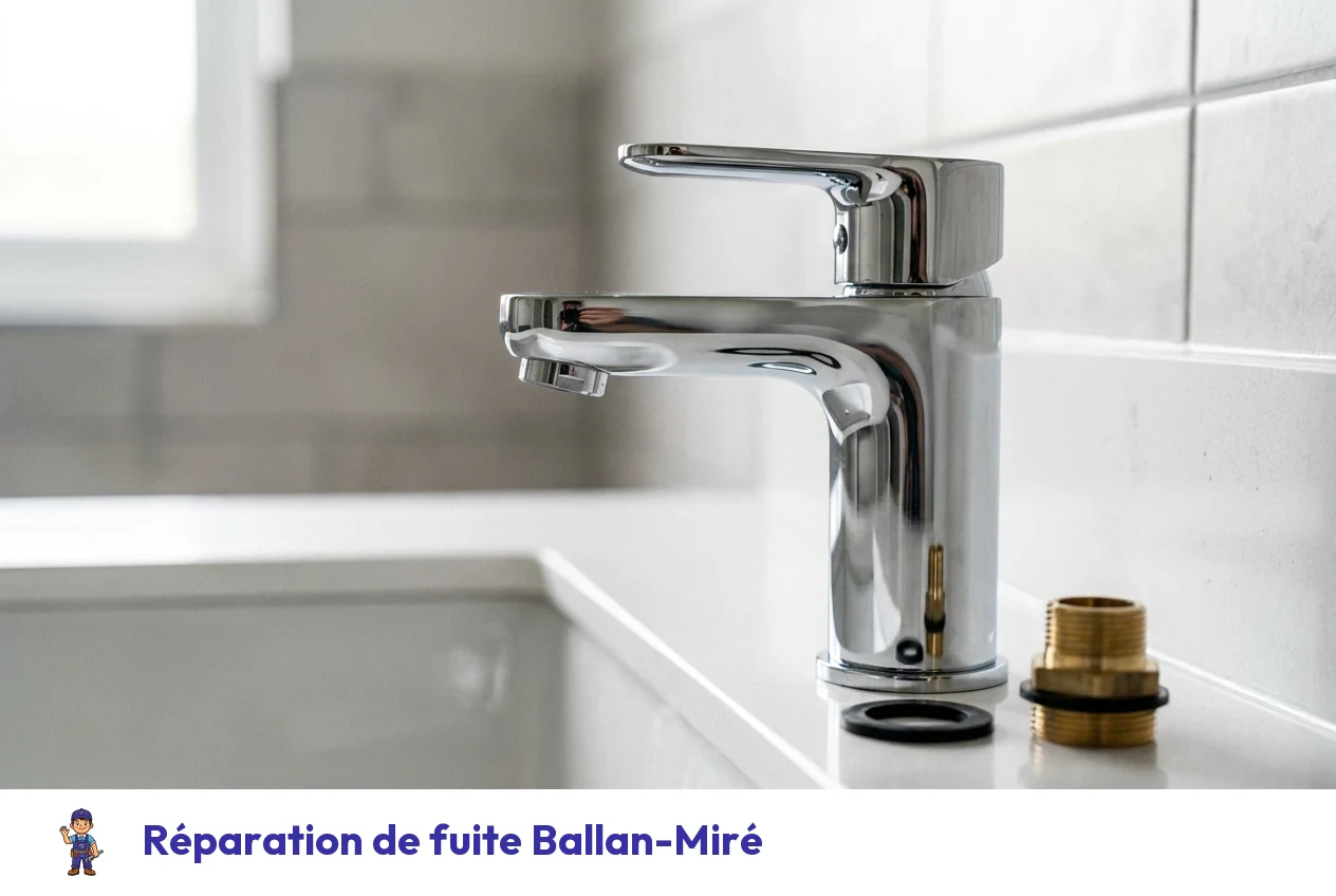 Réparation de fuite à Ballan-Miré
