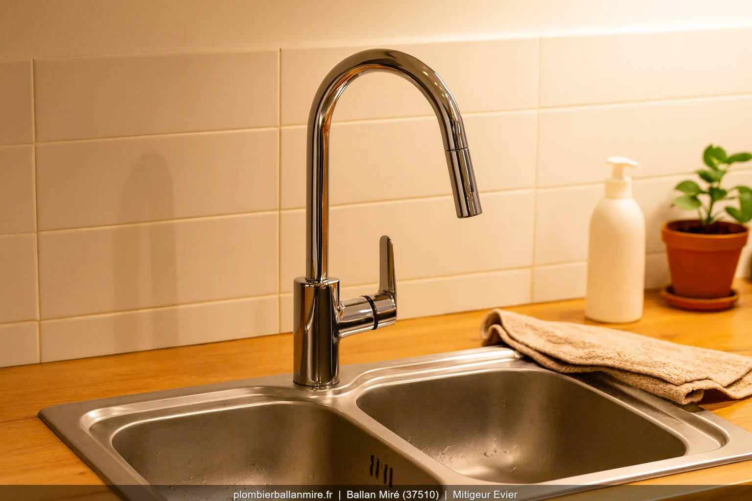 Installation mitigeur evier Grohe Eurostyle a Ballan-Miré (37510)