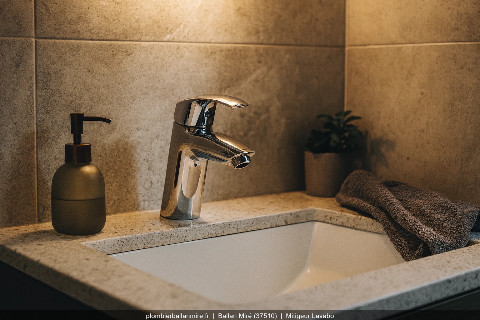 Remplacement mitigeur lavabo Hansgrohe Focus a Ballan-Miré (37510)